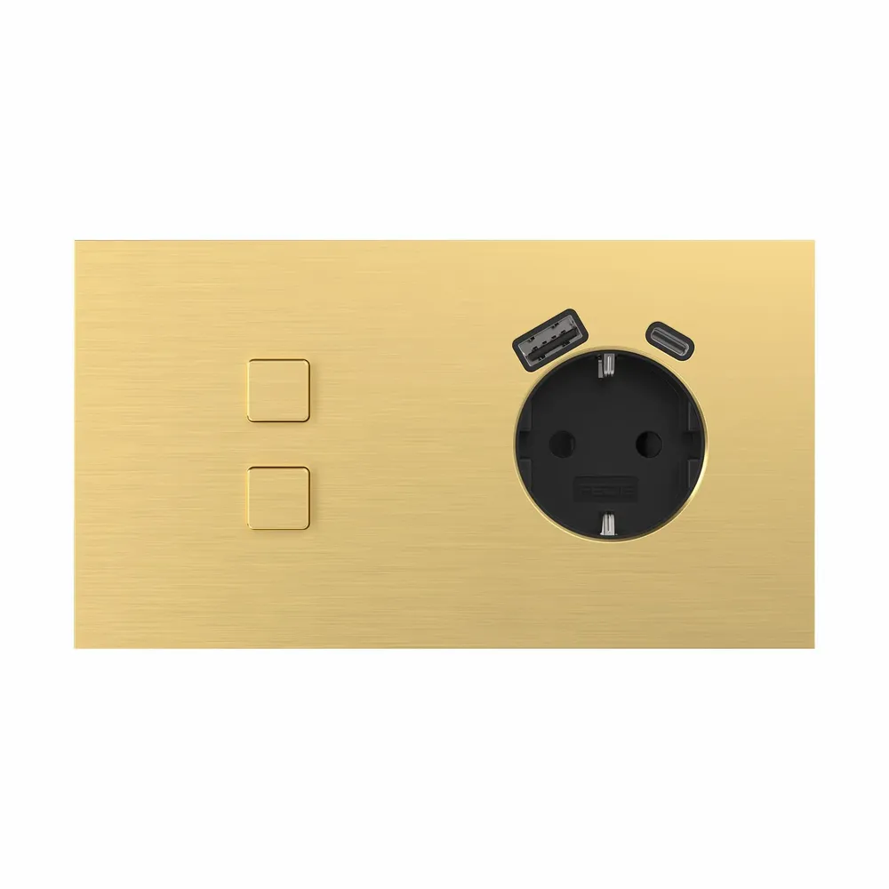 Recessed lighting - LIGHT AND BUTTON | SQUARE BUTTON - FEDE