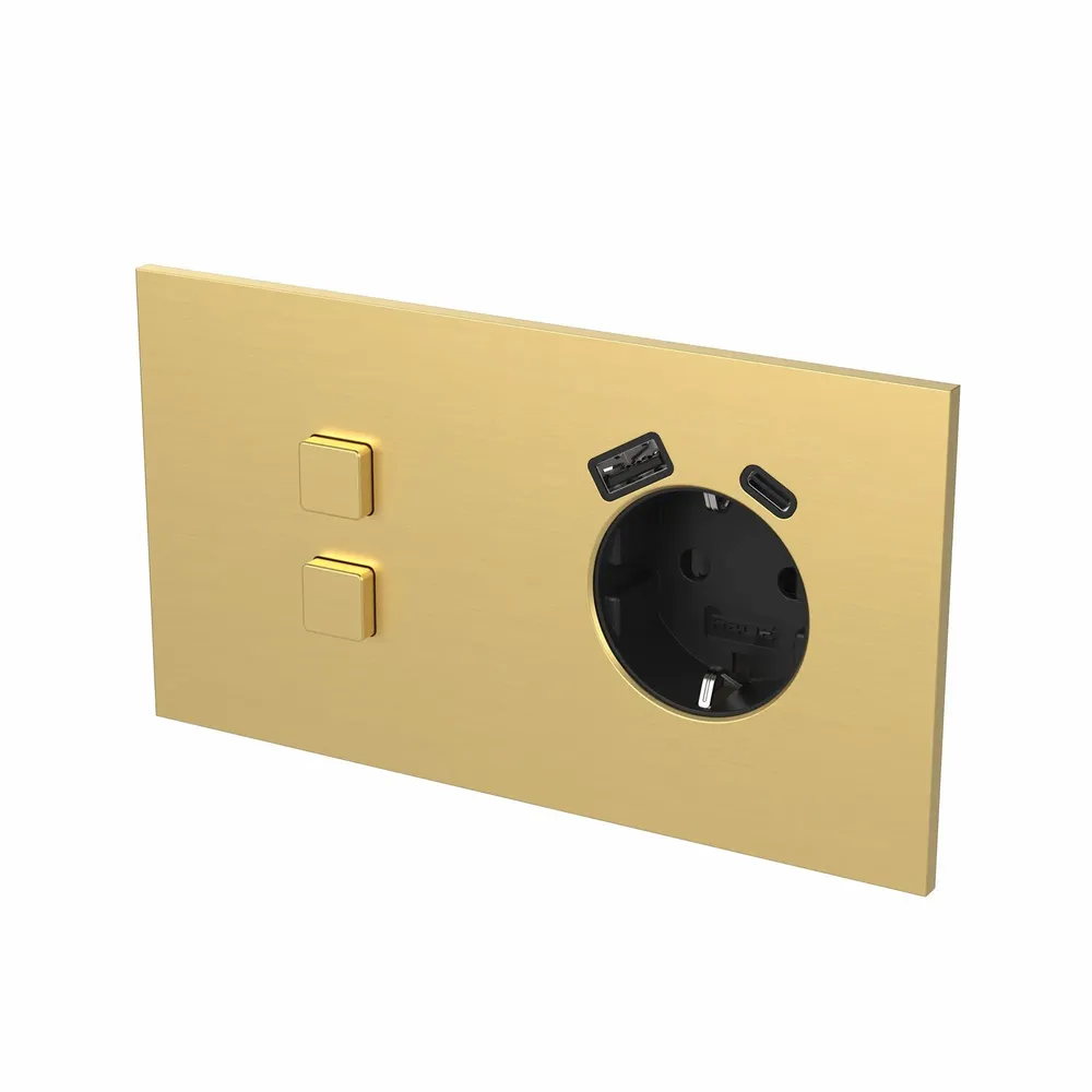 Recessed lighting - LIGHT AND BUTTON | SQUARE BUTTON - FEDE