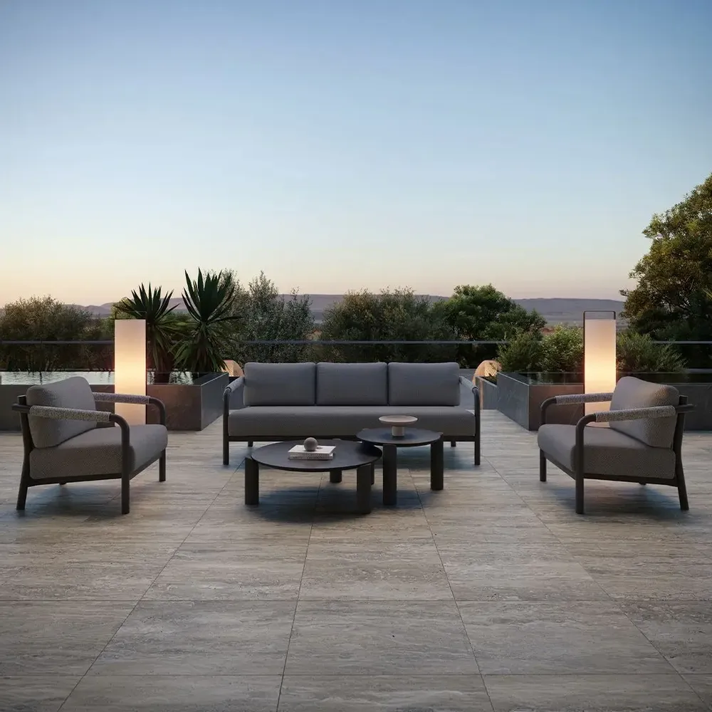 Canapés de jardin - Ensemble de salon Lorvain - SNOC