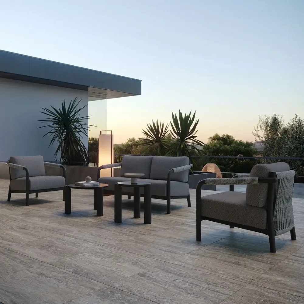 Canapés de jardin - Ensemble de salon Lorvain - SNOC