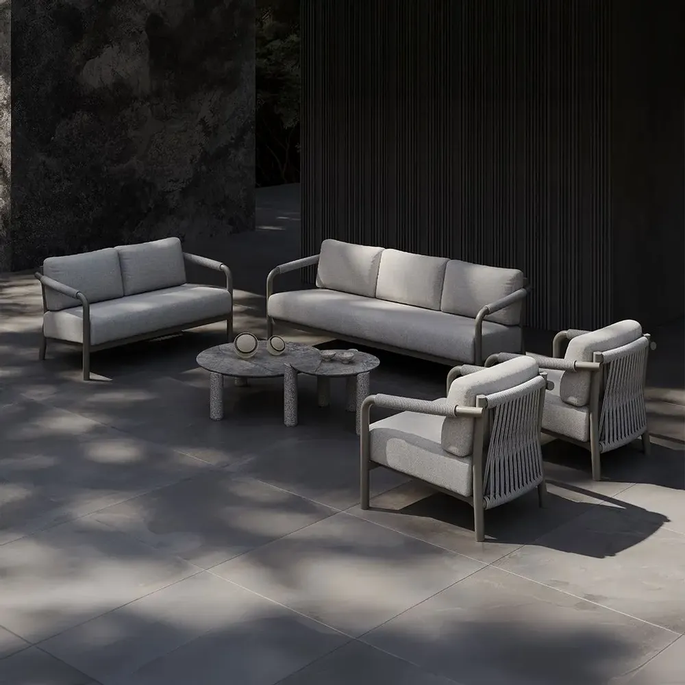 Canapés de jardin - Ensemble de salon Lorvain - SNOC