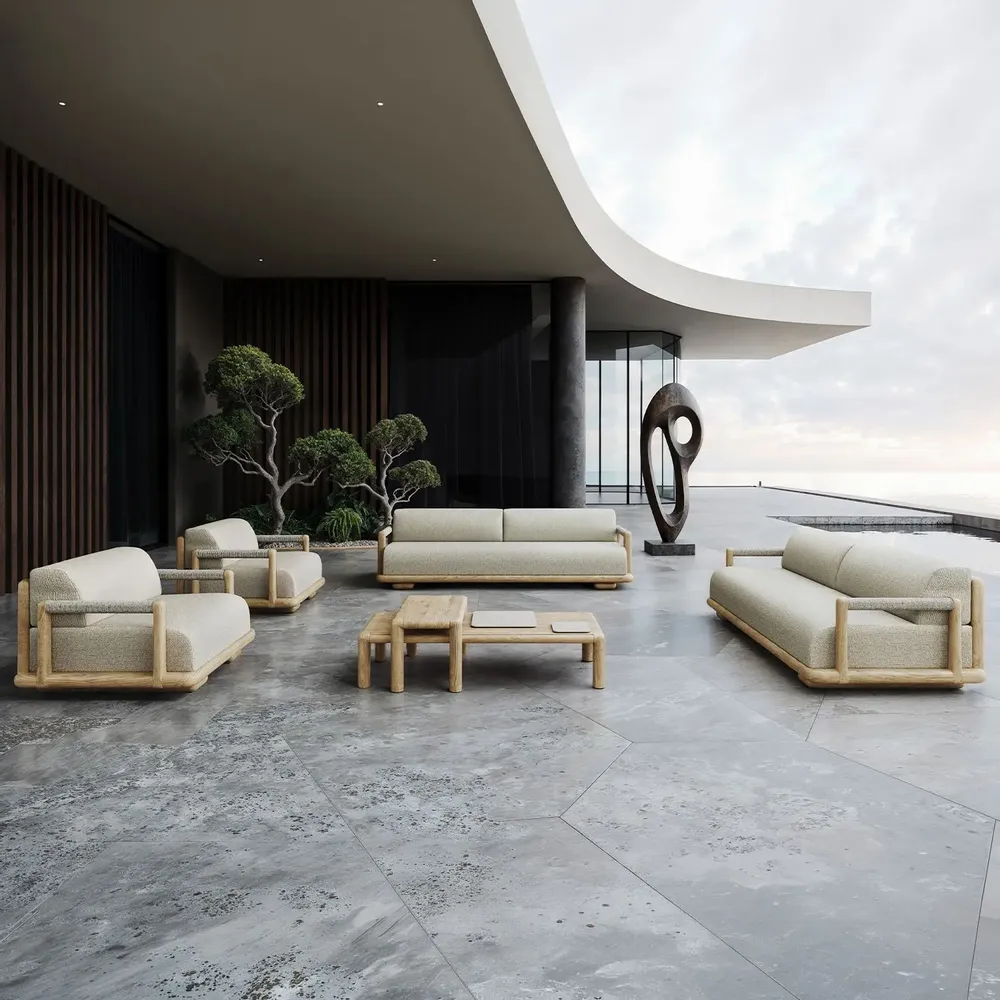 Lawn sofas   - Caleo Lounge Set - SNOC