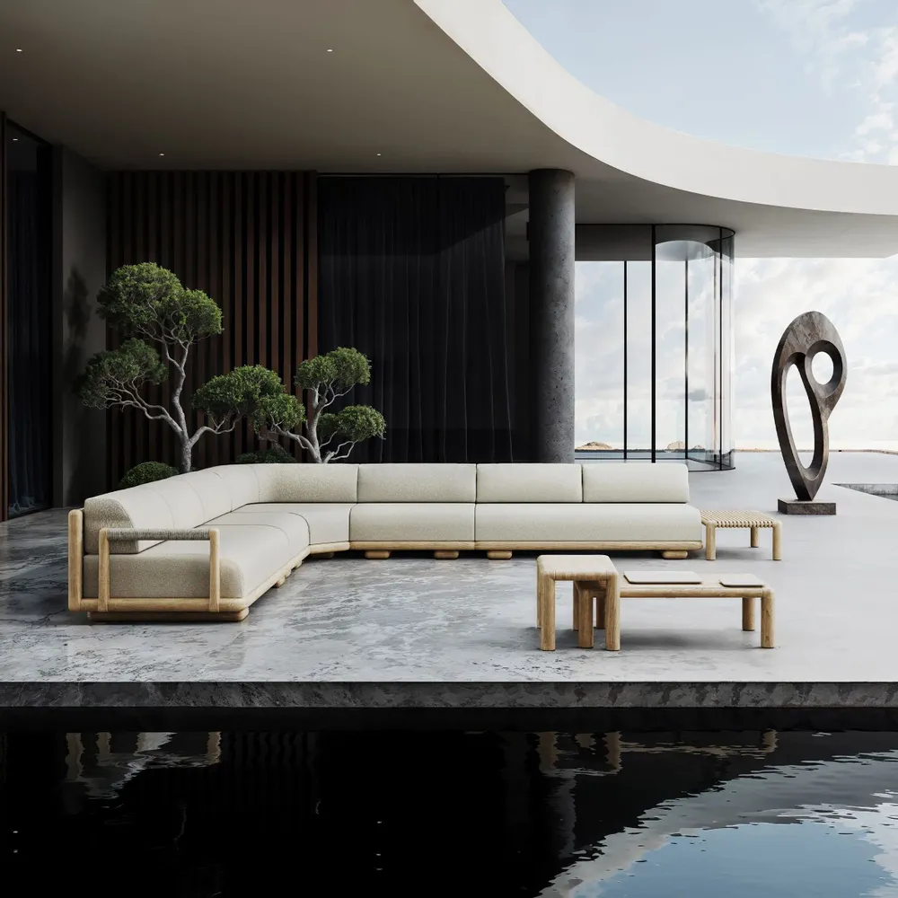 Canapés de jardin - Kit modulaire Caleo - SNOC