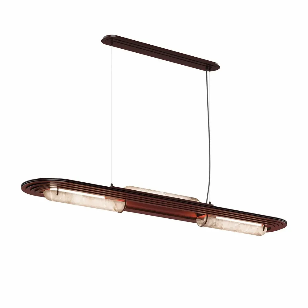 Suspensions - Lampe à suspension Chrysler fabriquée à la main par Porus Studio - PORUS STUDIO