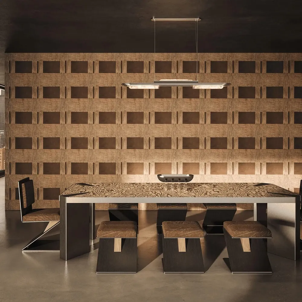 Suspensions - Lampe à suspension Chrysler fabriquée à la main par Porus Studio - PORUS STUDIO