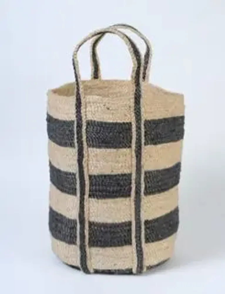Shopping baskets - Round jute baskets - MAISON BENGAL