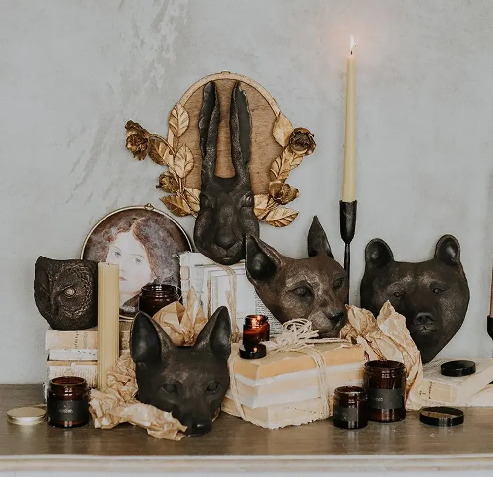 Objets de décoration - OURS - Sculpture murale - DABA DECO