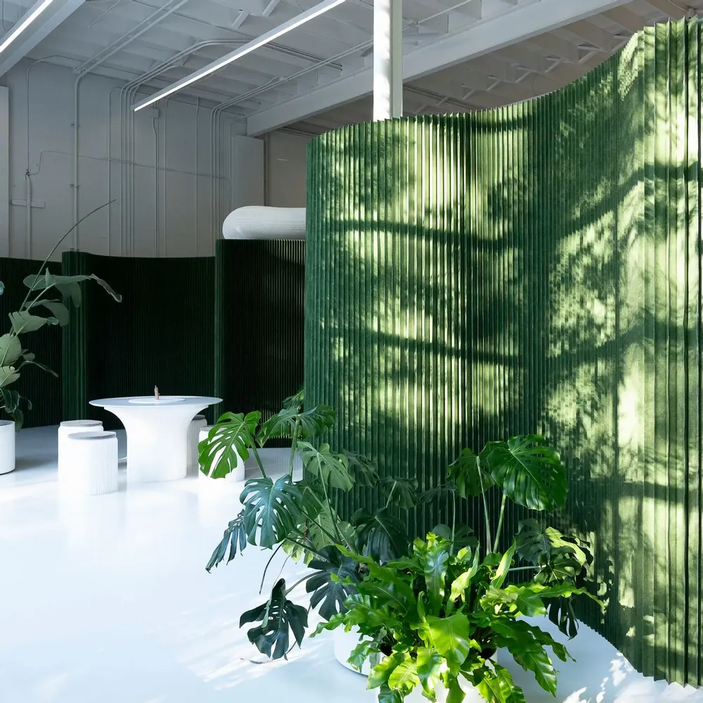 Mobilier et rangements pour bureau - softwall · textile vert forêt - MOLO