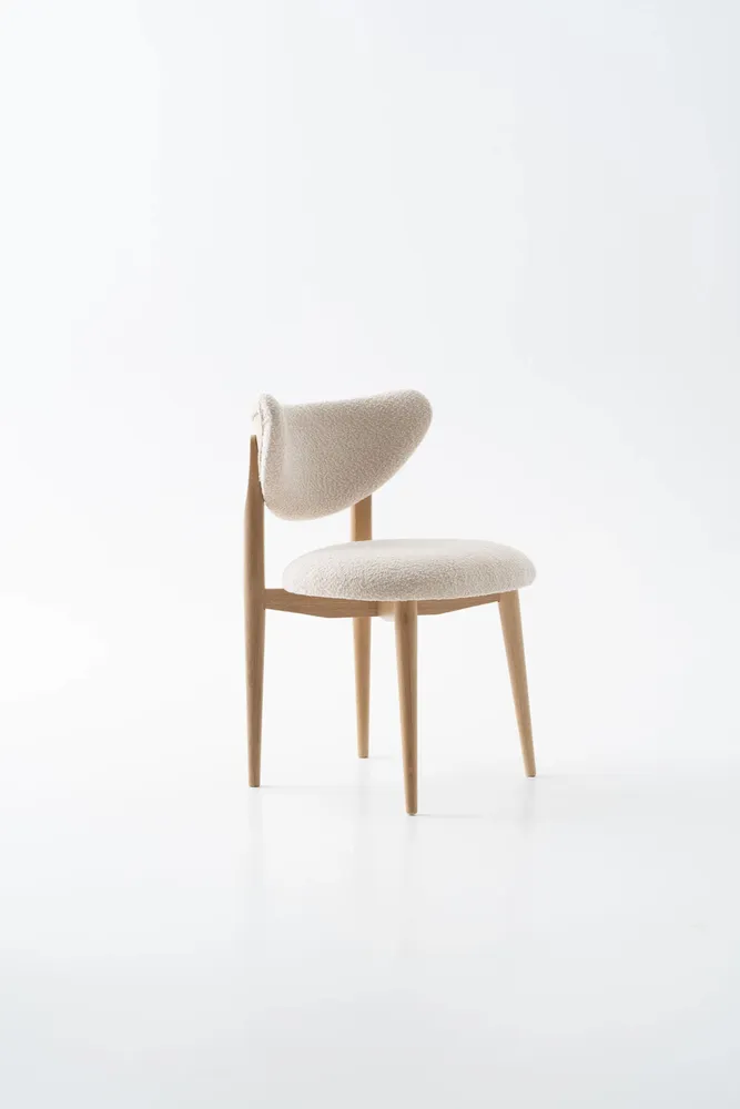 Chairs for hospitalities & contracts - MOON | Sculptural Crescent Dining Chair - TIVOLI