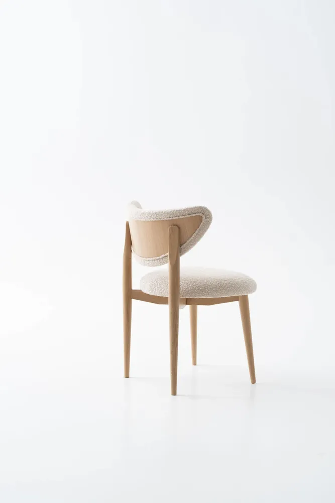 Chairs for hospitalities & contracts - MOON | Sculptural Crescent Dining Chair - TIVOLI