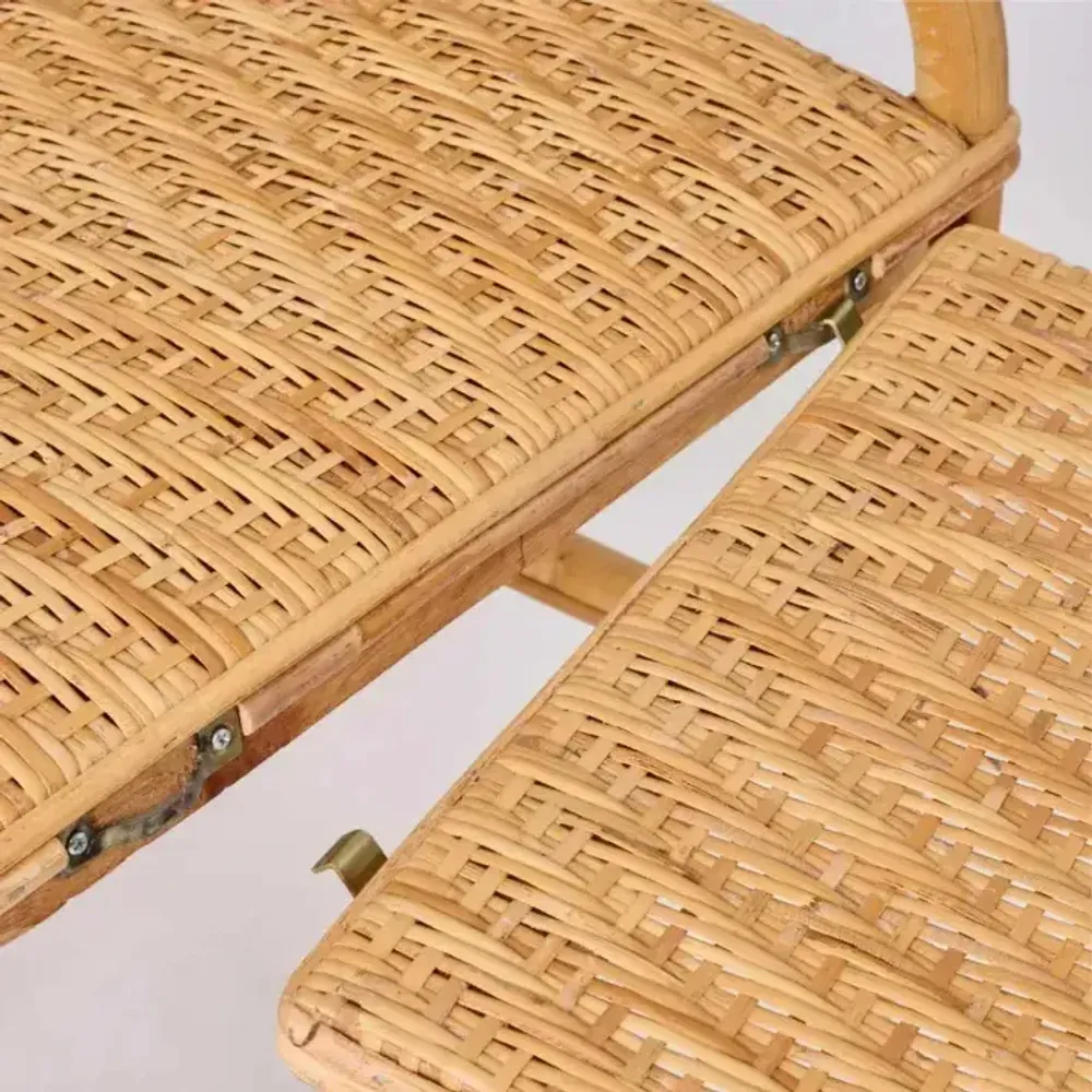 Lounge chairs - GRAND-MERE rattan lounge chair - KOK MAISON