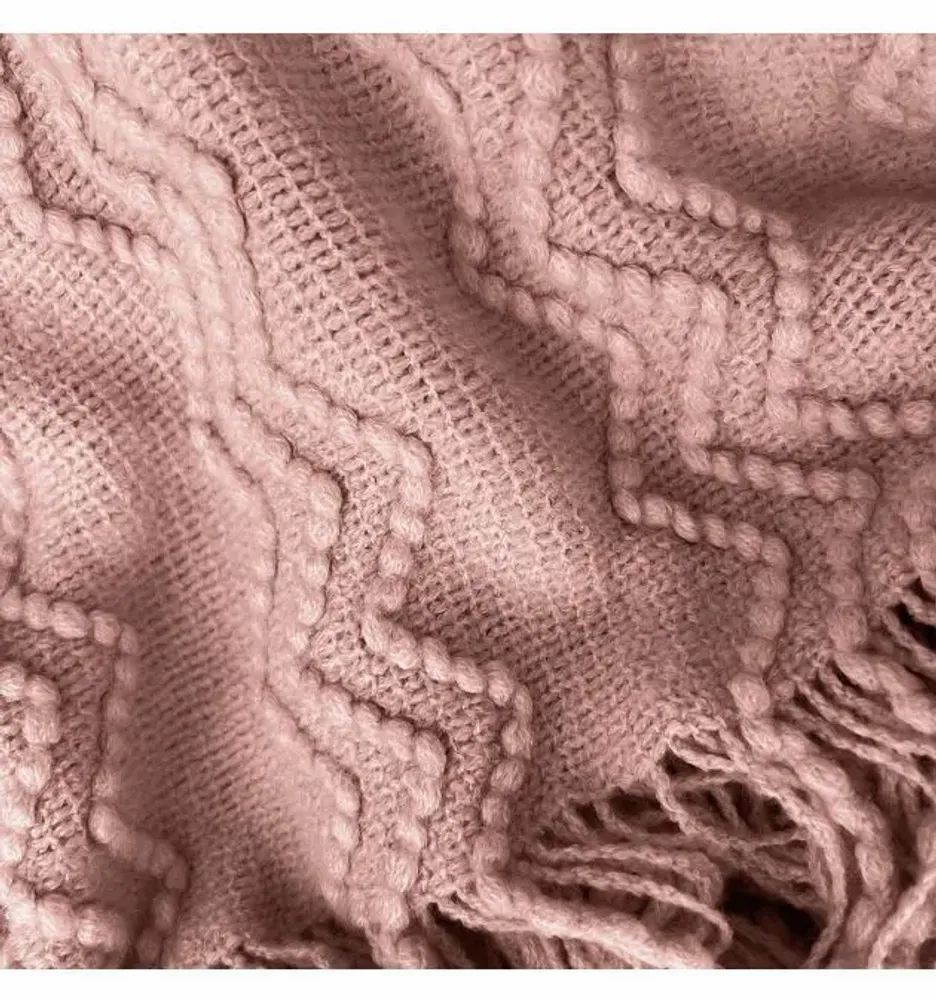 Plaids - Couverture Marilyn, 130x170 cm, rose - DILIOS