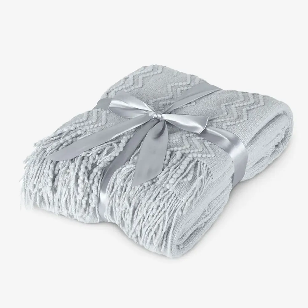 Throw blankets - Blanket Marilyn ,130x170cm,grey - DILIOS