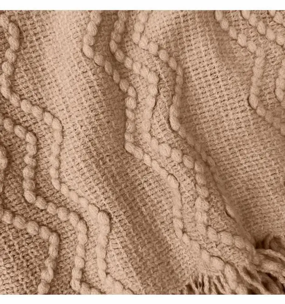 Throw blankets - Blanket Marilyn ,130x170cm,beige - DILIOS