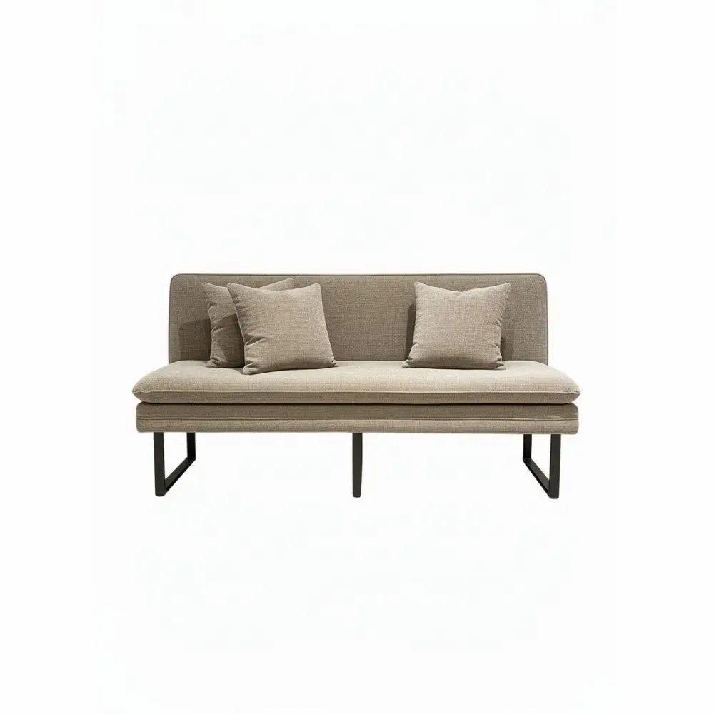 Benches - Como Beige Standing Bench 180cm - EMPREINTE DU TEMPS