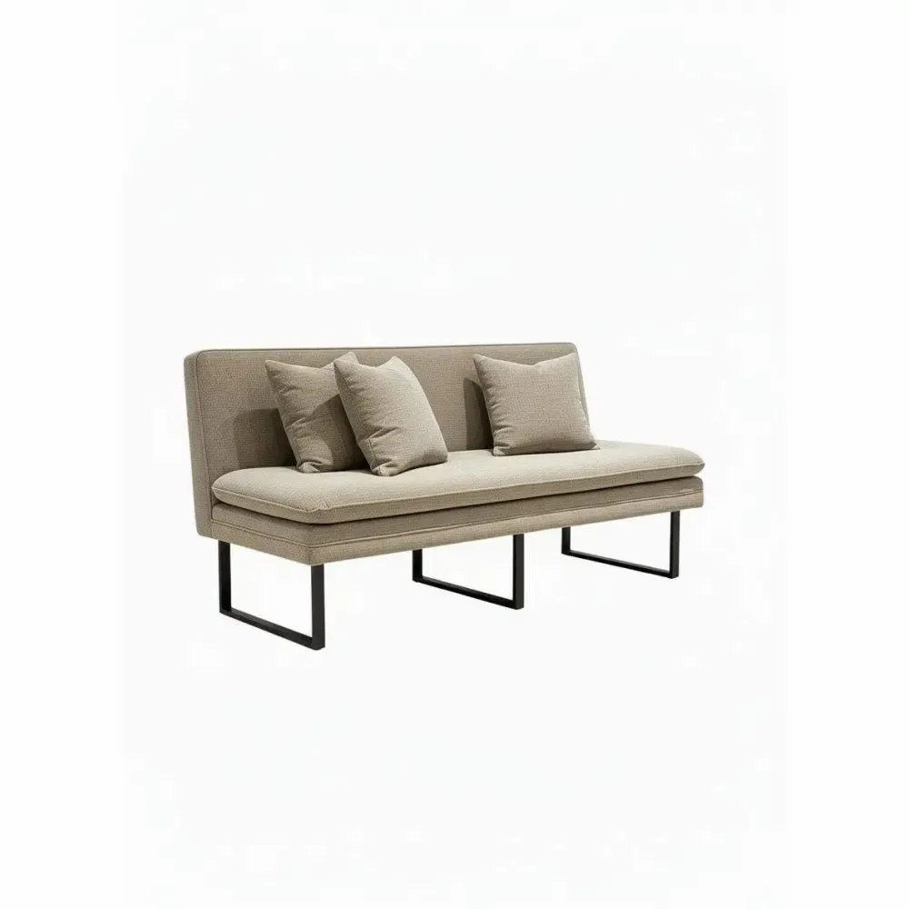 Benches - Como Beige Standing Bench 180cm - EMPREINTE DU TEMPS