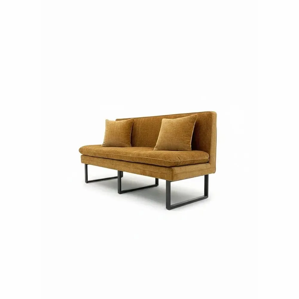 Bancs - Banquette sur pied Como Ocre 180cm - EMPREINTE DU TEMPS