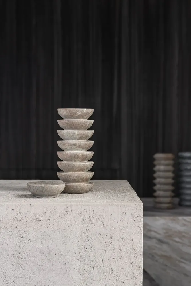 Design objects - Torre Vase 01, 02, 04 - Soapstone - GARDECO OBJECTS