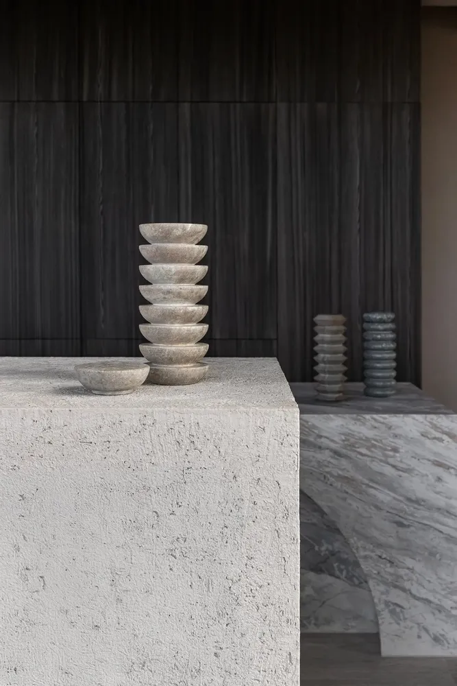 Design objects - Torre Vase 01, 02, 04 - Soapstone - GARDECO OBJECTS