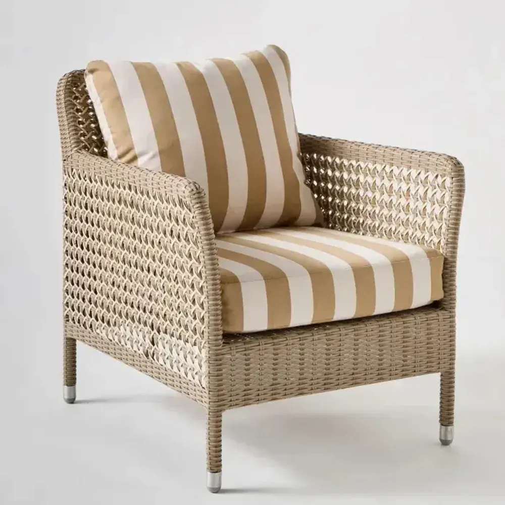 Lawn armchairs - ANTIBES RECIF resin garden armchair - KOK MAISON