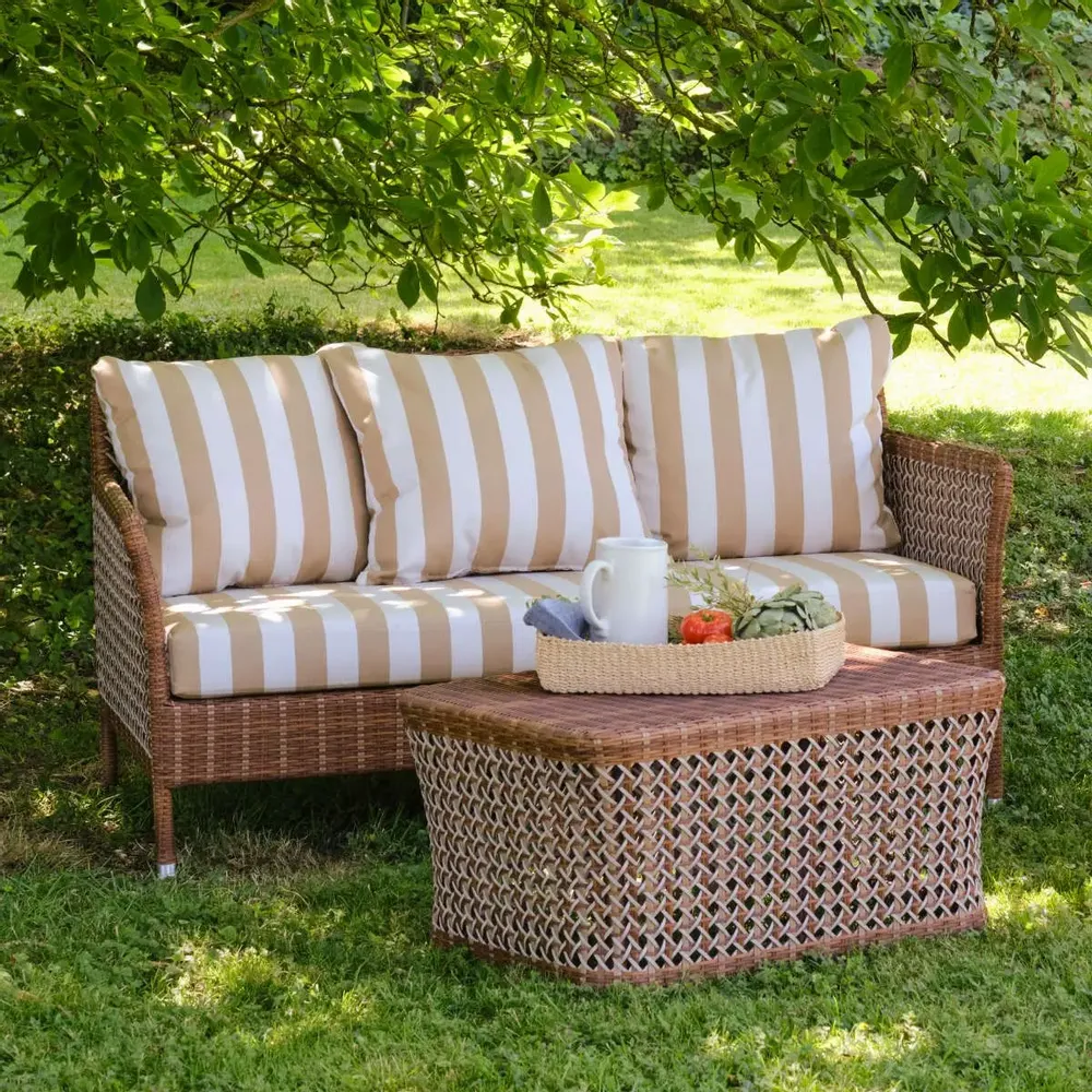 Armchairs - ANTIBES LATERITE 2 seater sofa - KOK MAISON