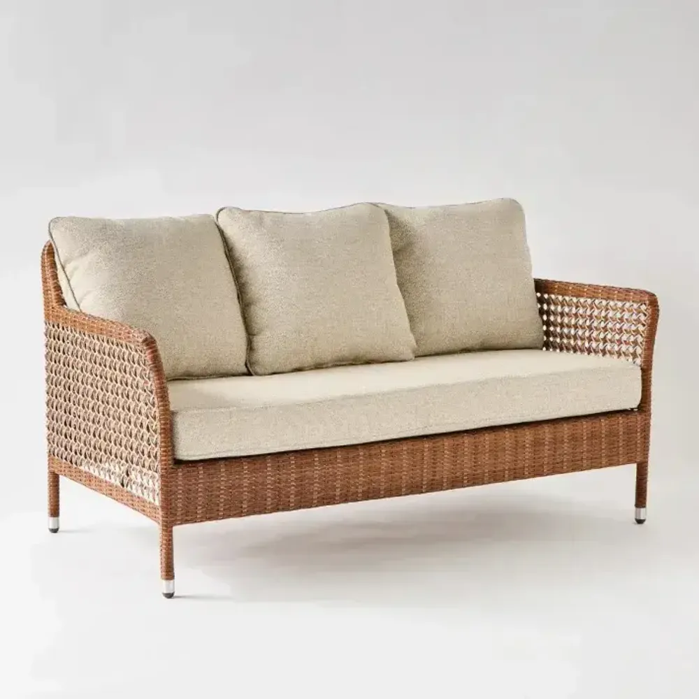 Armchairs - ANTIBES LATERITE 2 seater sofa - KOK MAISON