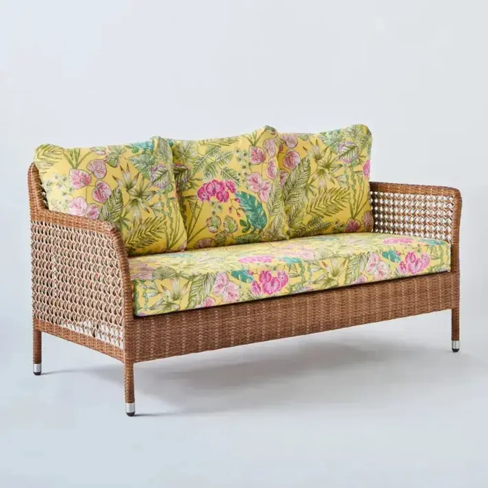 Armchairs - ANTIBES LATERITE 2 seater sofa - KOK MAISON