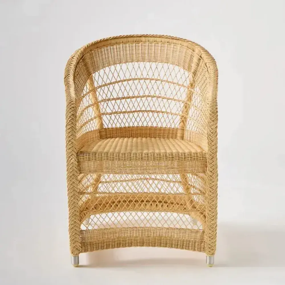 Armchairs - BIARRITZ NATURAL table armchair - KOK MAISON