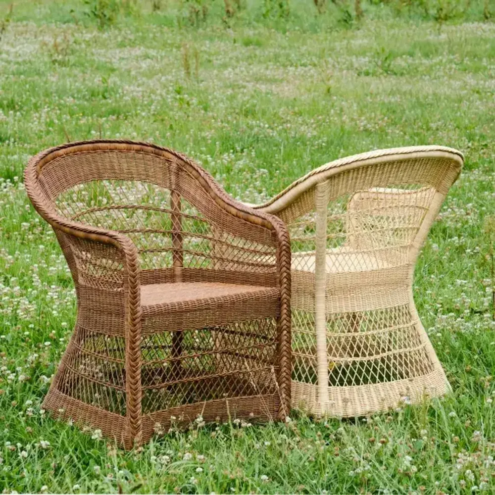 Armchairs - BIARRITZ NATURAL table armchair - KOK MAISON