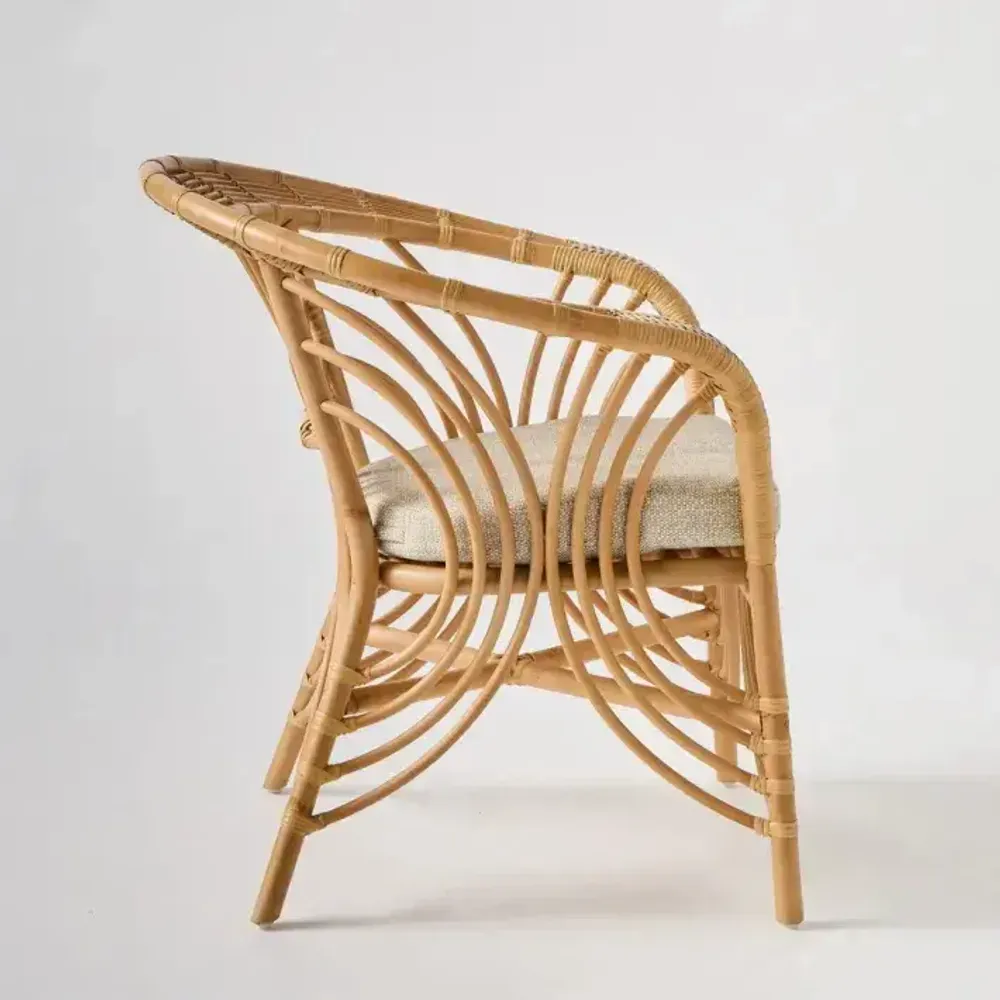 Armchairs - SHANGHAI rattan armchair - KOK MAISON