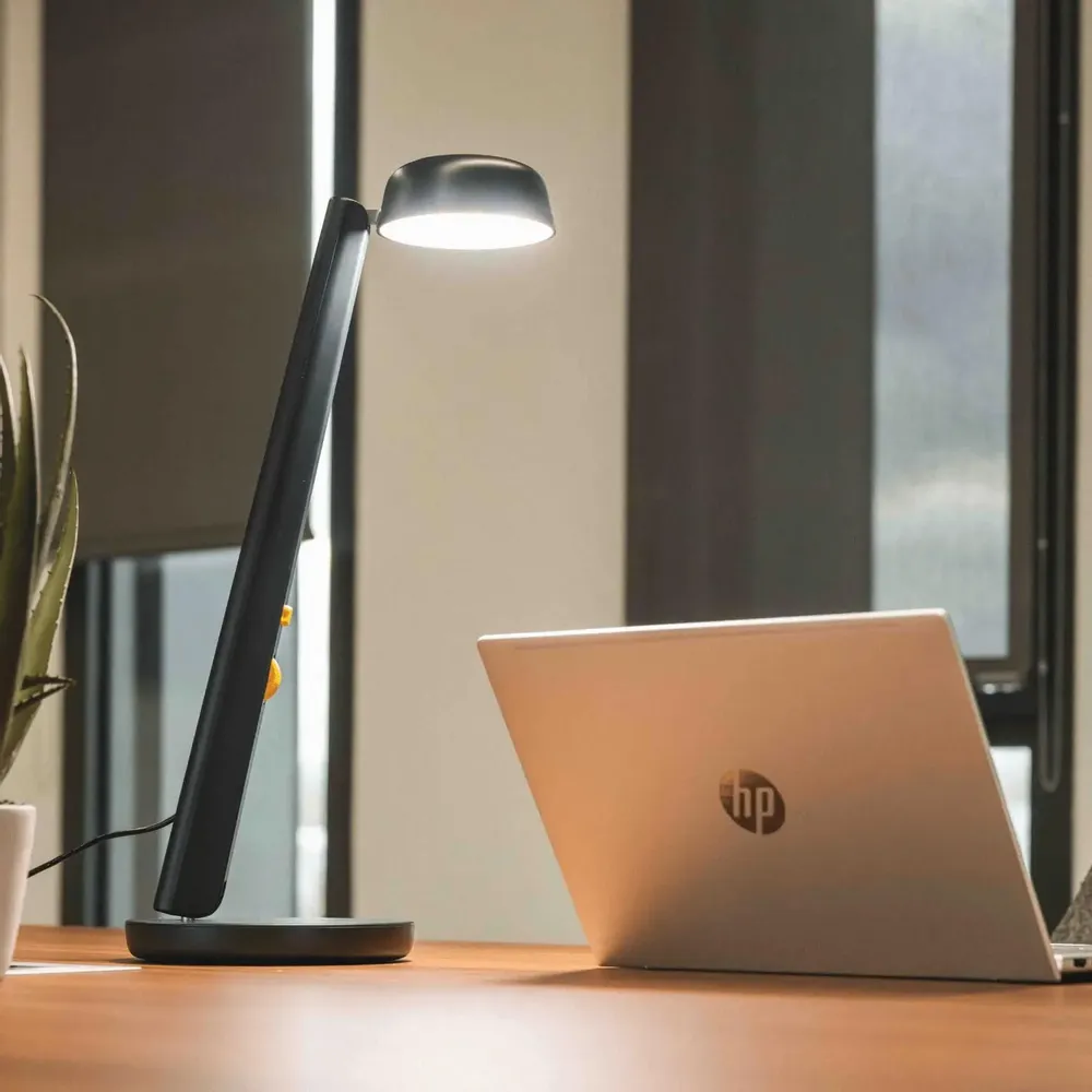 Éclairage LED - Lampe Polux - Bleu nuit & Jaune - LUMINAIRES POLUX