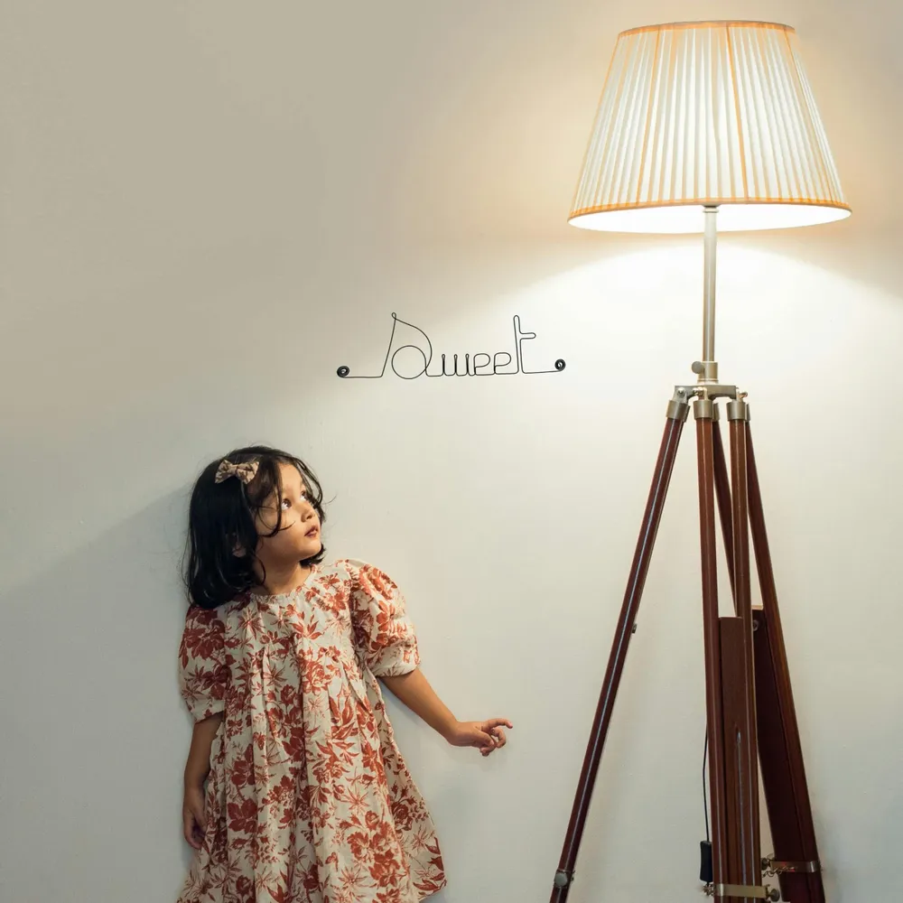 Autres décorations murales - Décoration Murale en Fil de Fer "Sweet" - à punaiser - Bijoux de Mur - BIJOUX DE MUR