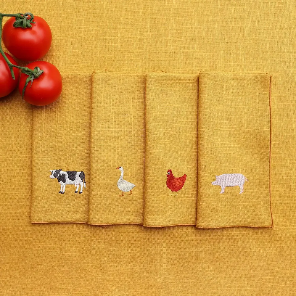 Linge de table textile - Serviette en lin | FATTORIA - GIARDINO SEGRETO