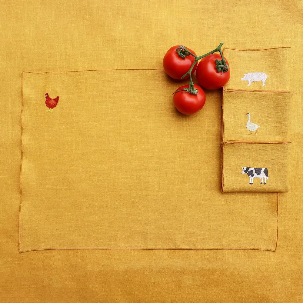 Linge de table textile - Set de table en lin | FATTORIA - GIARDINO SEGRETO