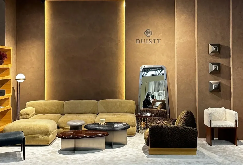 Coffee tables - Mask Coffee Tables in Brushed Stainless Steel Base - DUISTT