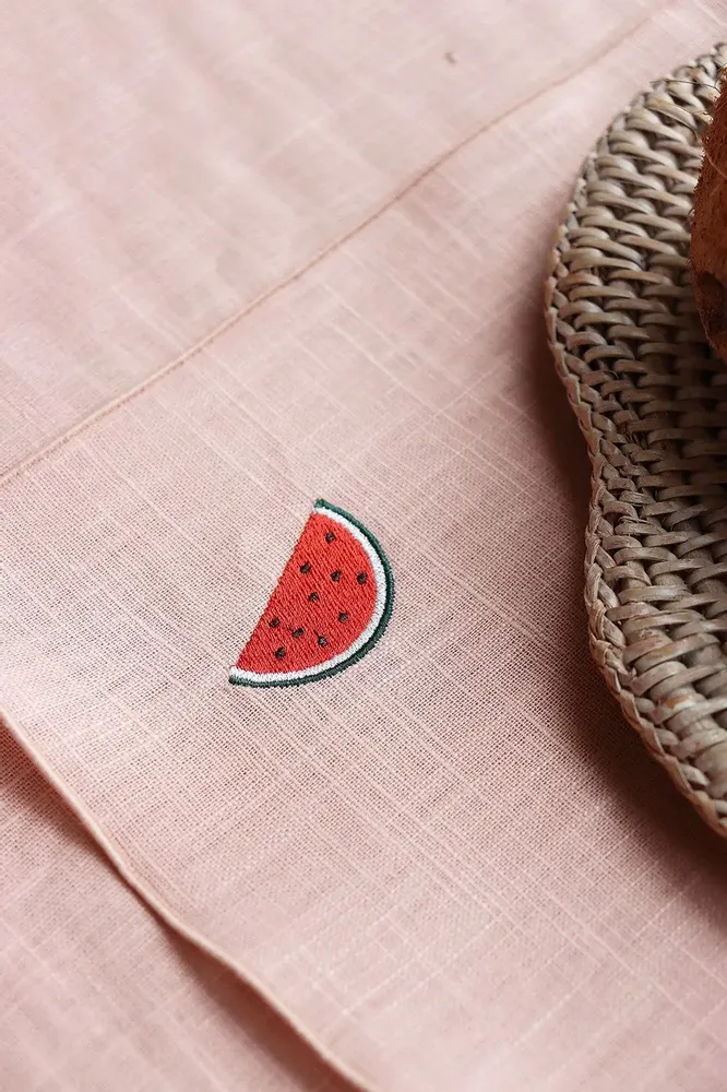 Linge de table textile - Serviette en lin | FRUTTA - GIARDINO SEGRETO