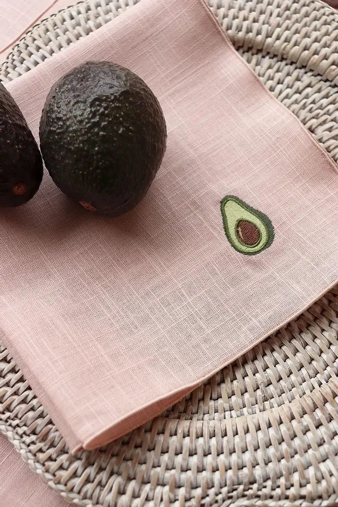 Linge de table textile - Napperon en lin | FRUTTA - GIARDINO SEGRETO