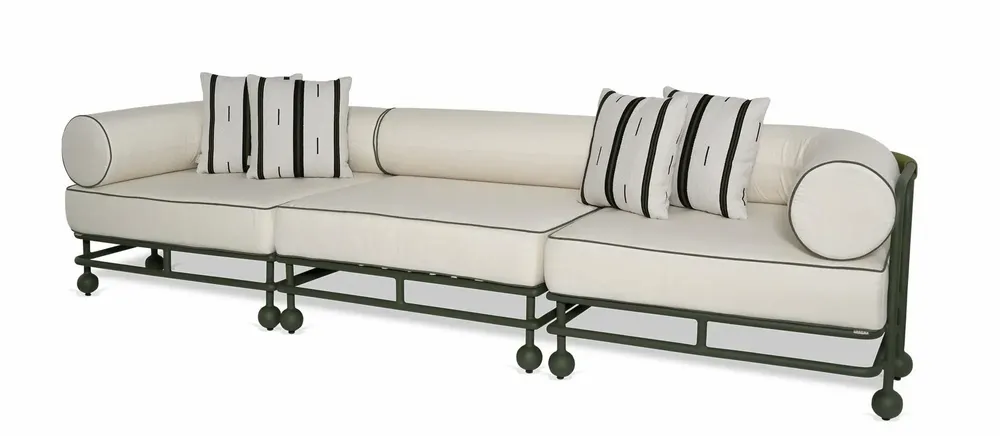 Canapés de jardin - Canapé trois places - FJAKA FURNITURE