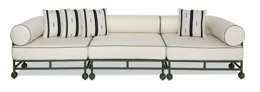 Canapés de jardin - Canapé trois places - FJAKA FURNITURE