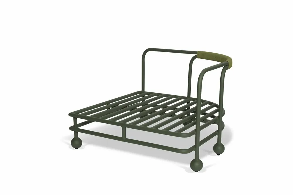 Lawn sofas   - Lento right-hand side modular sofa - FJAKA FURNITURE