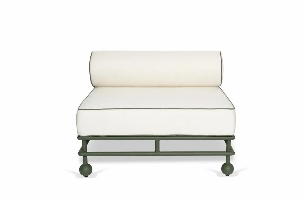 Lawn sofas   - Lento middle modular sofa - FJAKA FURNITURE