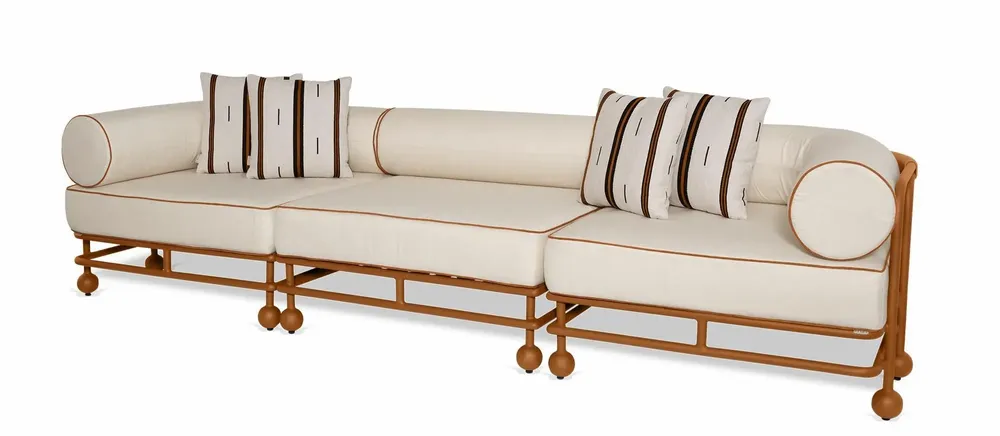 Canapés de jardin - Canapé trois places - FJAKA FURNITURE