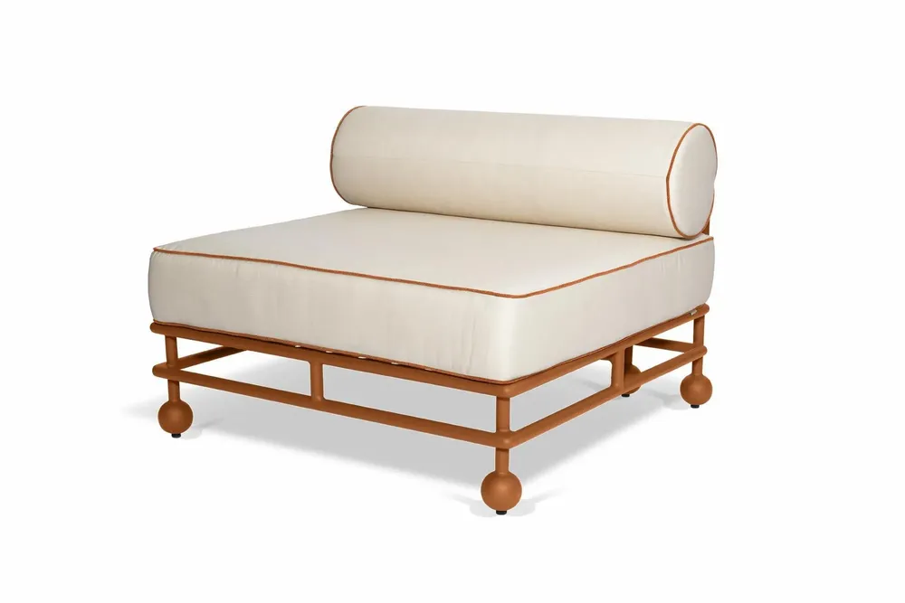 Lawn sofas   - Lento middle modular sofa - FJAKA FURNITURE