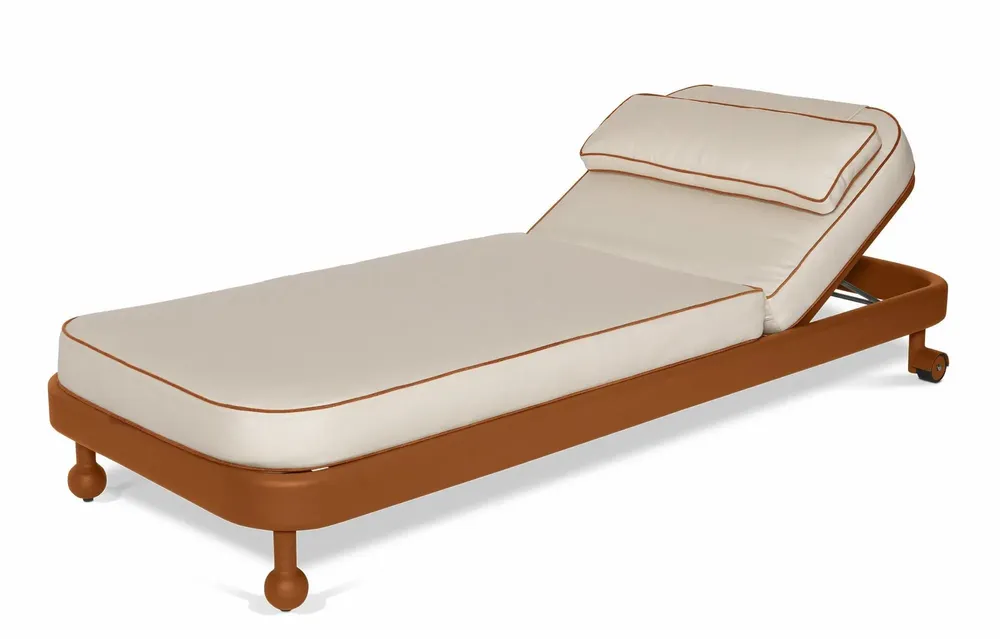 Deck chairs - Single sunbed - FJAKA FURNITURE