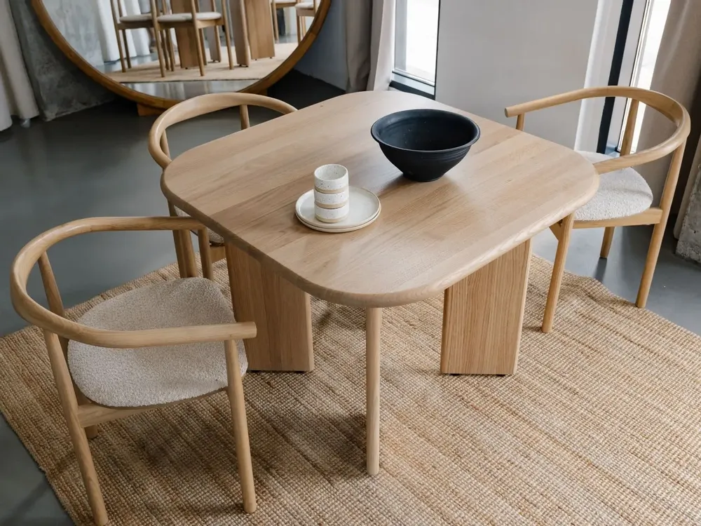 Tables for hotels - CALM | Square Oak Dining Table - TIVOLI