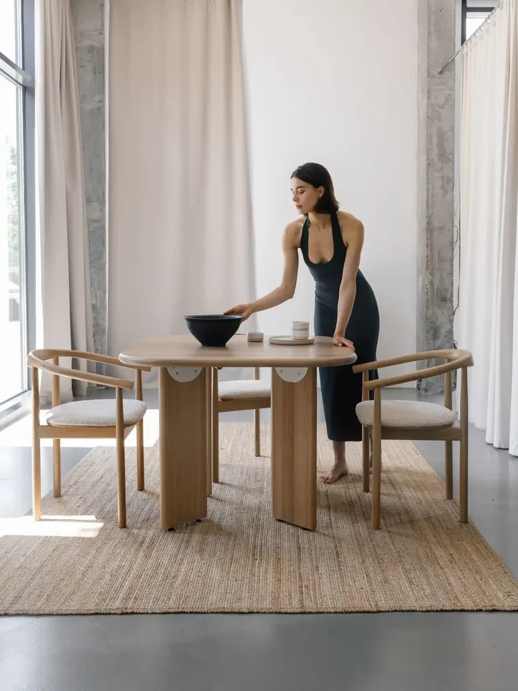 Tables for hotels - CALM | Square Oak Dining Table - TIVOLI