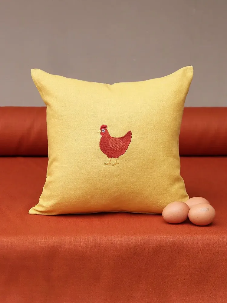 Couettes et oreillers  - Housse de coussin en lin | FATTORIA - GIARDINO SEGRETO