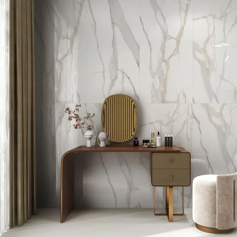 Indoor floor coverings - Marvellous Calacatta Gold Brillant - CERGRES