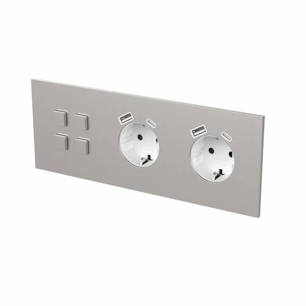 Recessed lighting - LIGHT AND BUTTON | SQUARE BUTTON - FEDE