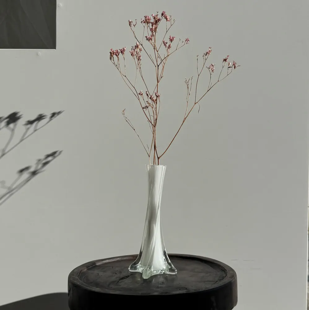 Vases - White soliflora glass vase - OFFICE OBJETS